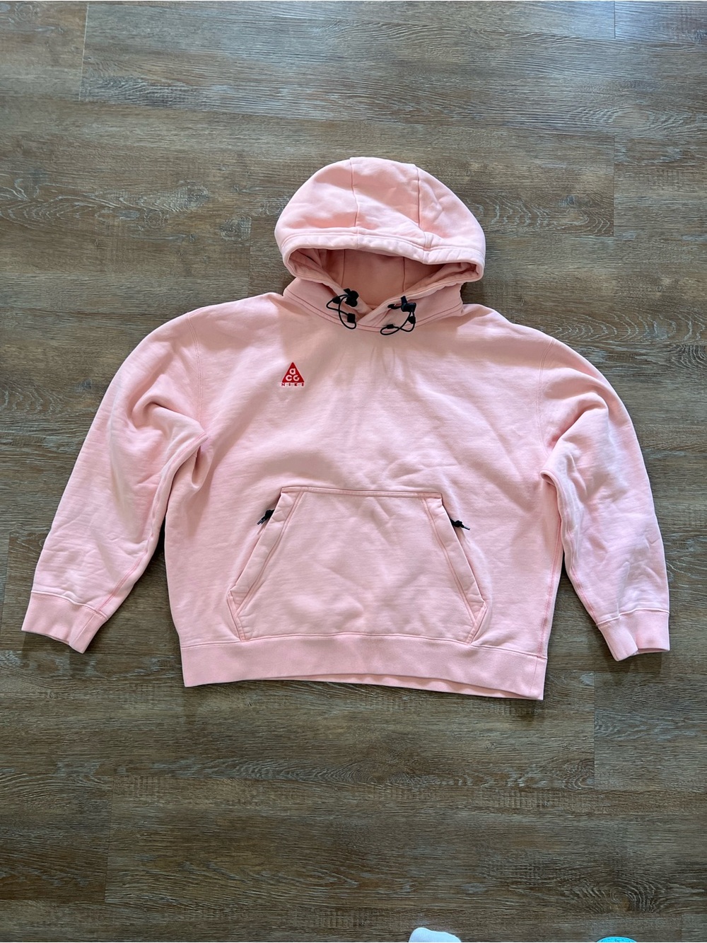 Nike ACG Pink Pullover Hoodie | All Conditions Gear | Large